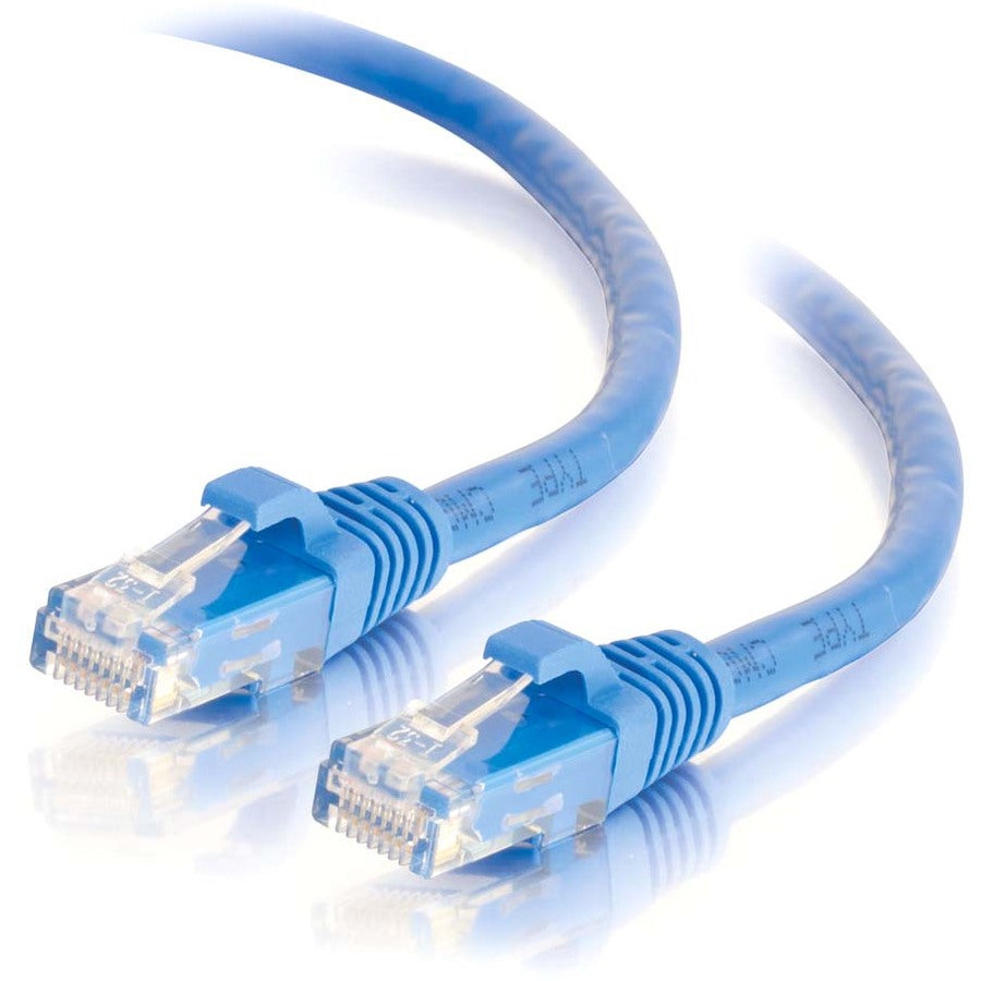 Alternate-Image1 Image for C2G 50ft Cat6 Ethernet Cable - Snagless Unshielded (UTP) - Blue