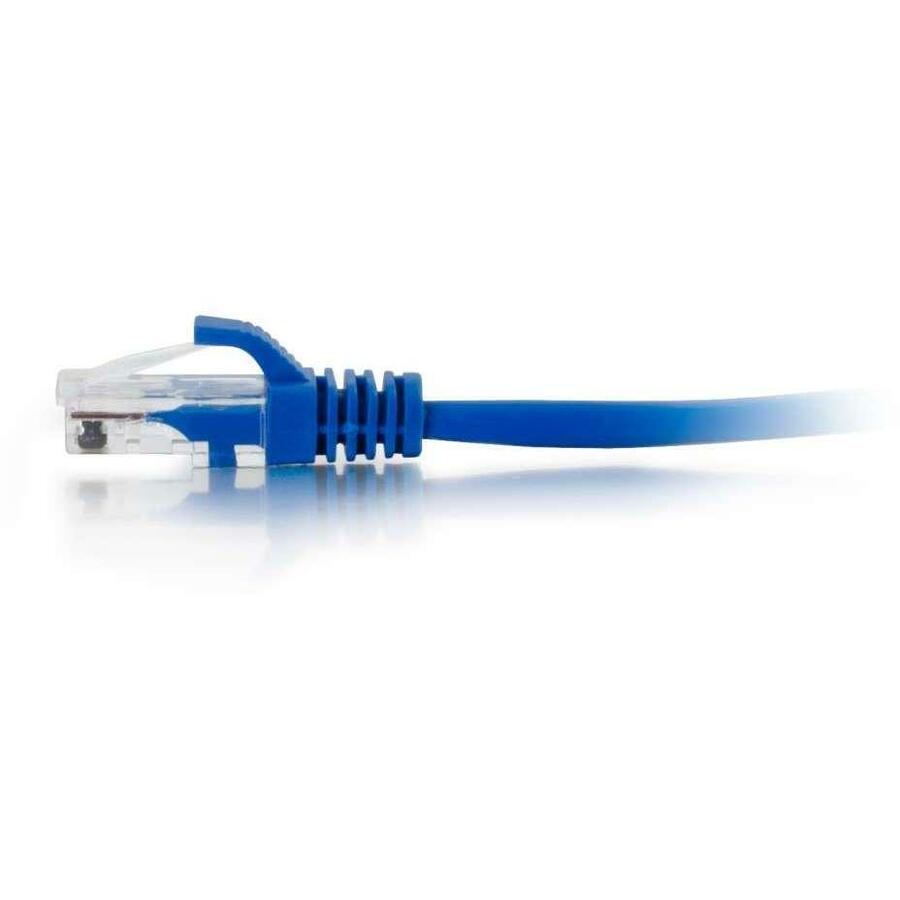 Left Image for C2G 14ft Cat5e Ethernet Cable - Snagless Unshielded (UTP) - Blue