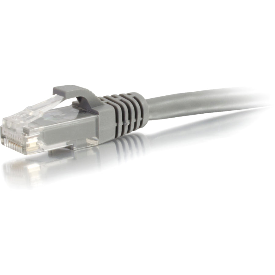 Alternate-Image4 Image for C2G 10ft Cat6 Snagless Unshielded UTP Ethernet Network Patch Cable (RJ45 M/M), Gray, Standard RJ45 Connectors, 5600pf/100m