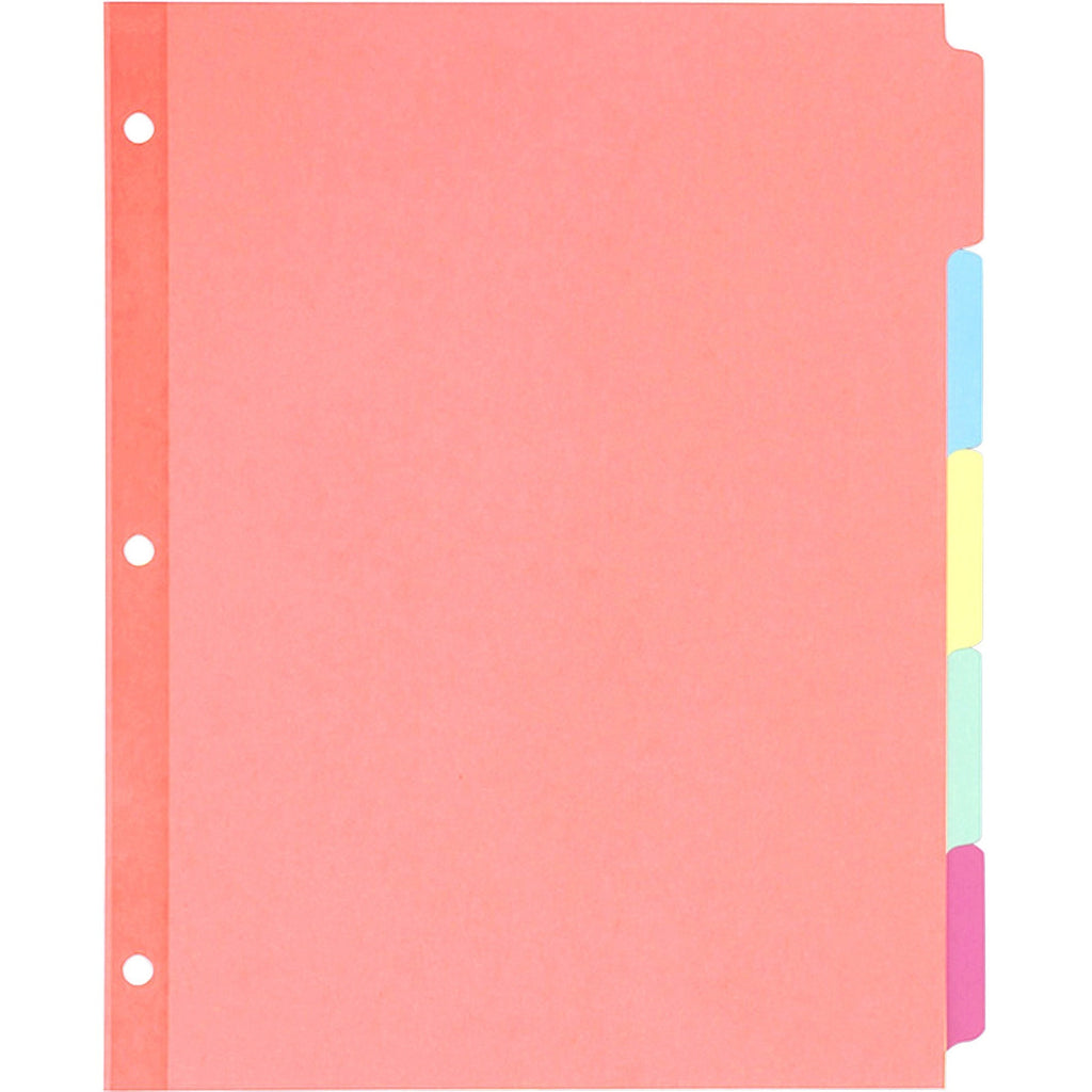 Avery&reg; Write On Dividers, 5 tabs