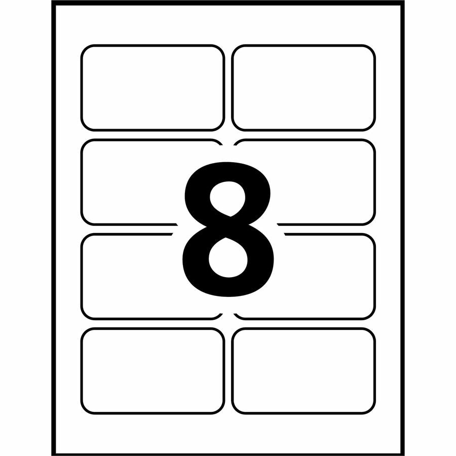 Avery Flexible Name Badges for Laser and Inkjet Printers, 3-3/8" x 2 1/3" - 05395