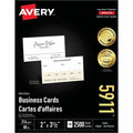 Avery Perforated Business Cards for Laser Printers, 2" x 3-1/2"