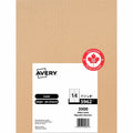 White Rectangle Labels with Sure Feed™Technology Easy Peel&reg;, 1-1/3" x 4" , Permanent Adhesive, for Laser and Inkjet Printers