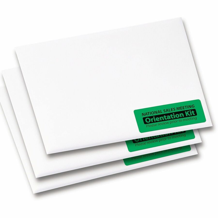 Avery High Visibility Labels for Laser and Inkjet Printers, 1" x 2-5/8" - 05971