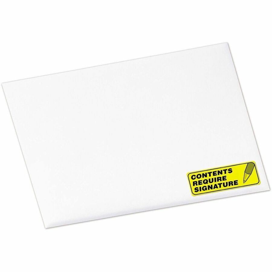 Avery High Visibility Neon ID Labels for Laser and Inkjet Printers, 1" x 2-5/8" - 05972