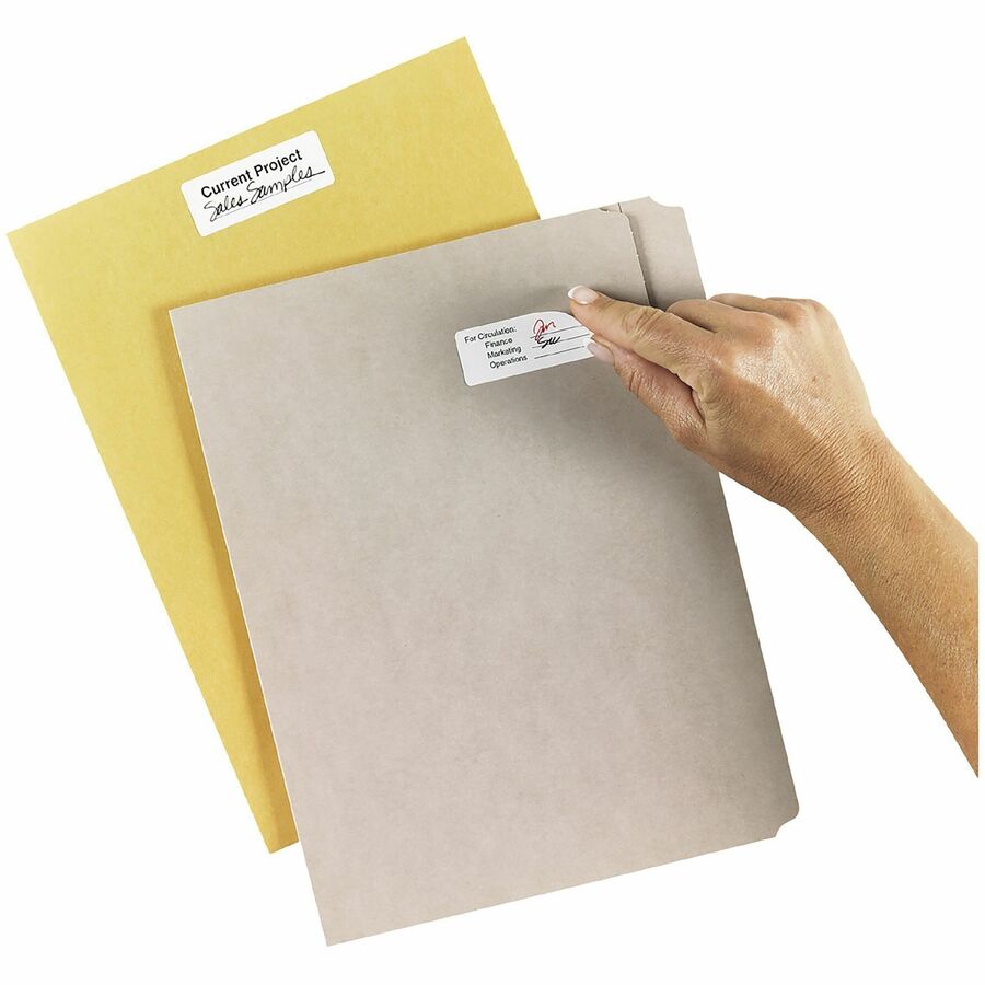 Avery Removable ID Labels for Laser and Inkjet Printers, 2-5/8" x 1" - 06498