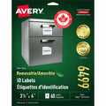 Avery Removable ID Labels for Laser and Inkjet Printers, 4" x 3-1/3"