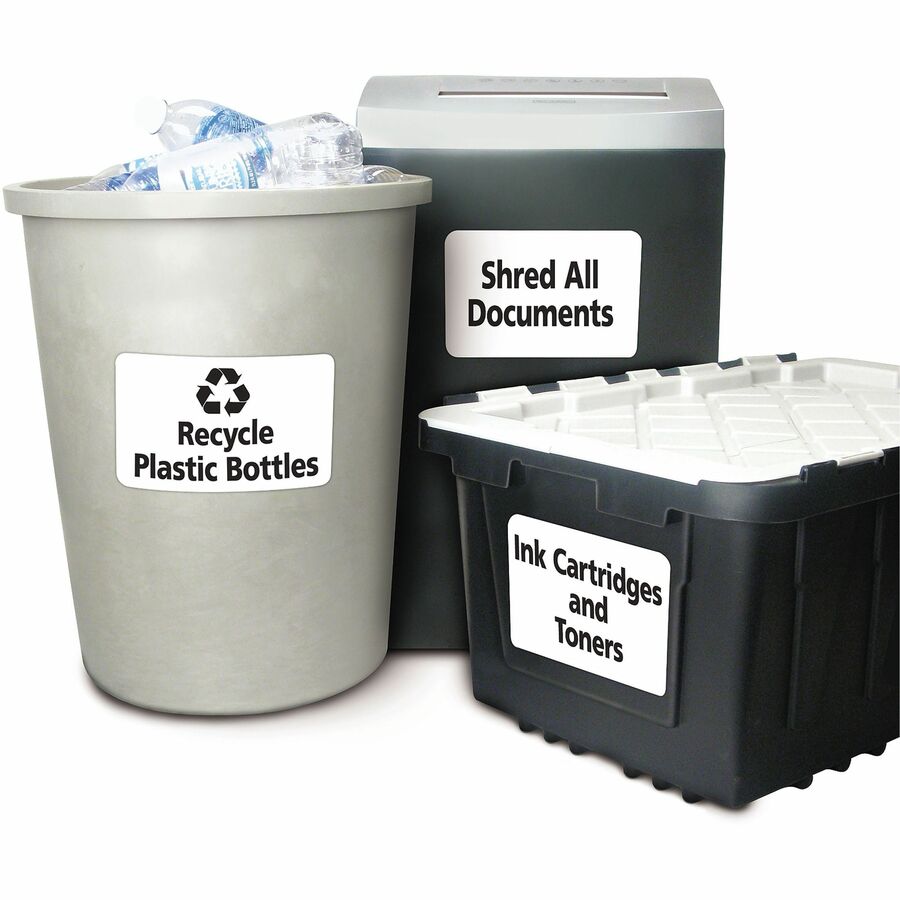 Avery ID Labels for Laser and Inkjet Printers, 8 1/8" x 5" - 06573