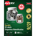 Avery Durable ID Labels with TrueBlock™ Technology for Laser Printers, 1-3/4" x 1-1/4"