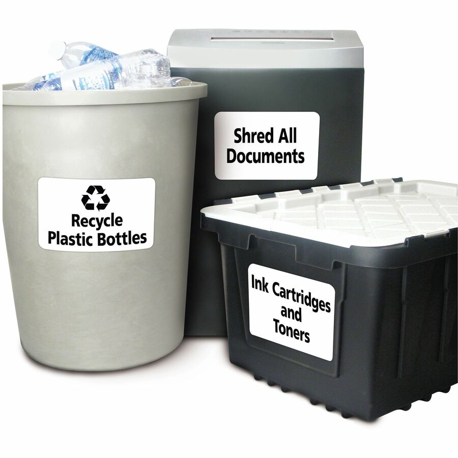 Avery Durable ID Labels with TrueBlock™ Technology for Laser Printers, 8 1/8" x 5" - 06579