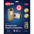 Avery White Rectangle Labels with Sure Feed™Technology TrueBlock&reg;, 2" x 4" , Permanent Adhesive, for Laser and Inkjet Printers