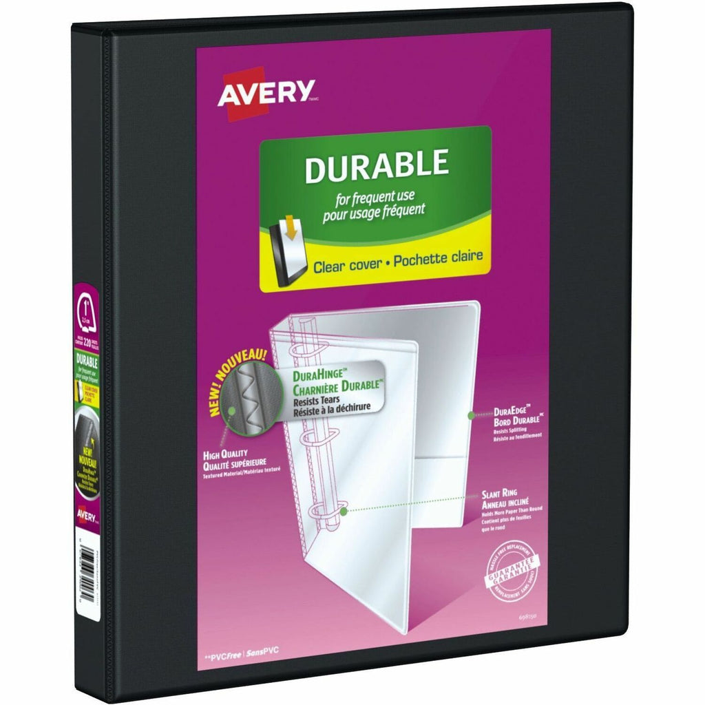 Avery Durable View Binder 1" , Slant D Rings