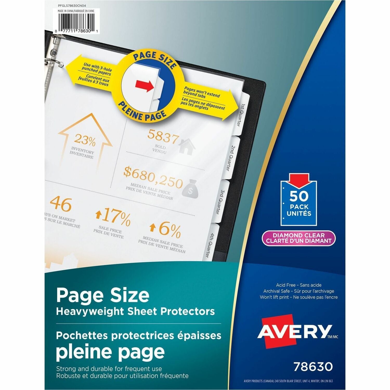 Avery Page Size Sheet Protectors