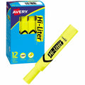 Avery&reg; Desk Style HI-LITER&reg;, Fluorescent Yellow