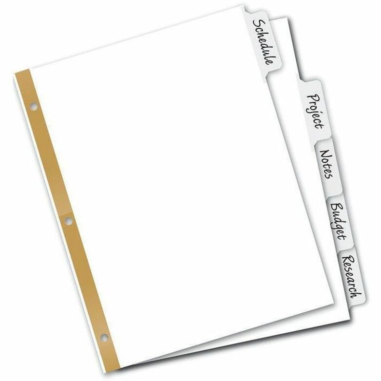 Avery Big Tab™ Write & Erase Dividers 5 tabs - 23075