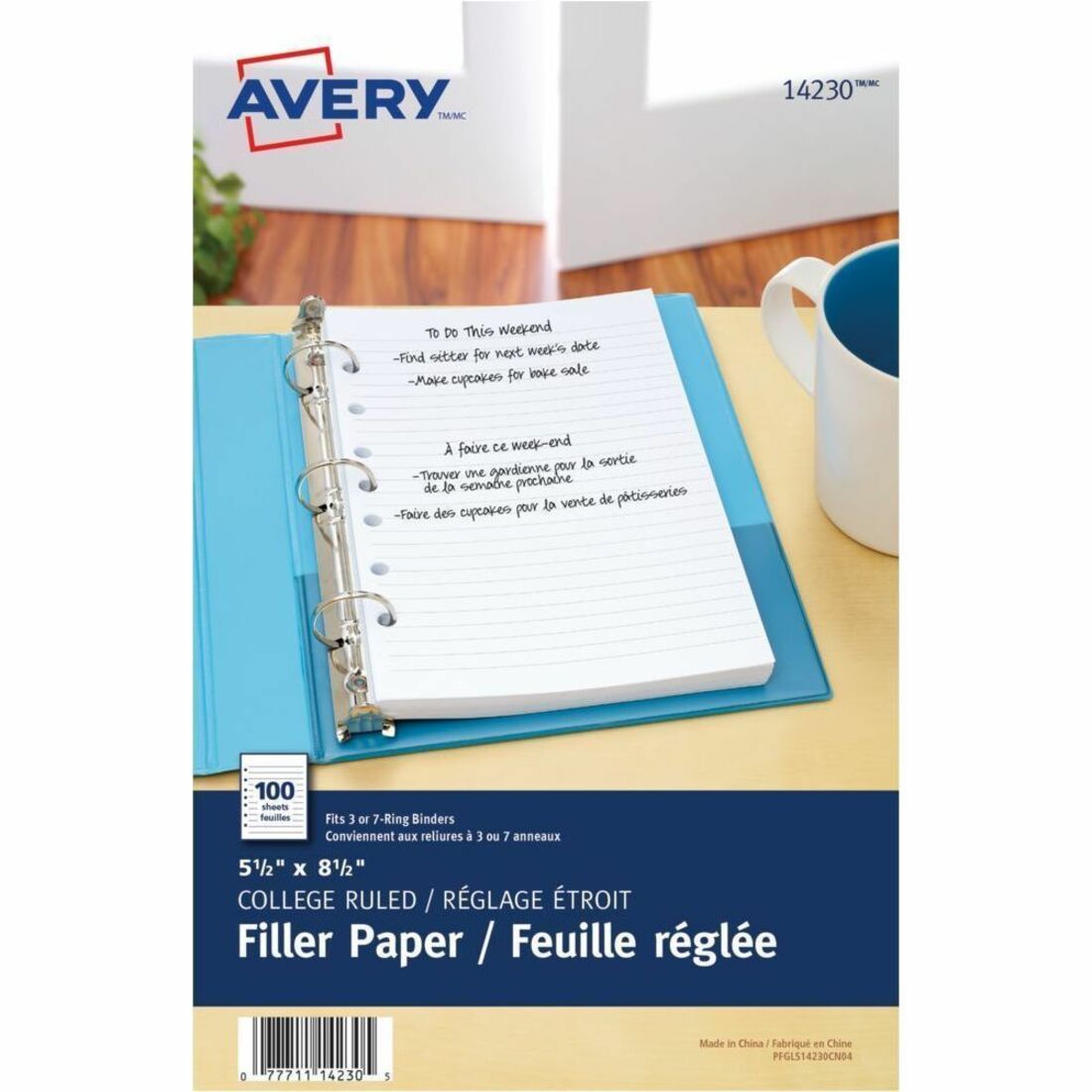 Avery Filler Paper 5-1/2" x 8-1/2"