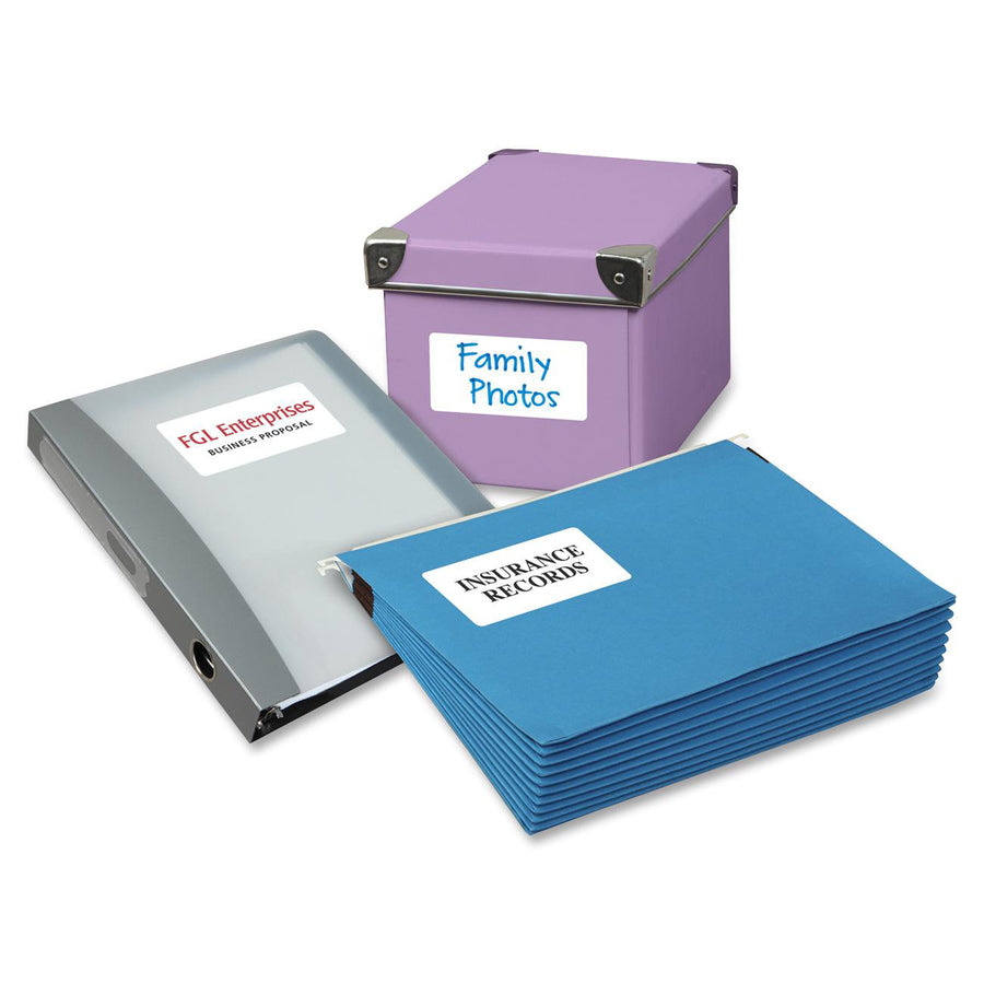 Avery White Multipurpose Labels Removable 2" x 4" - 06468