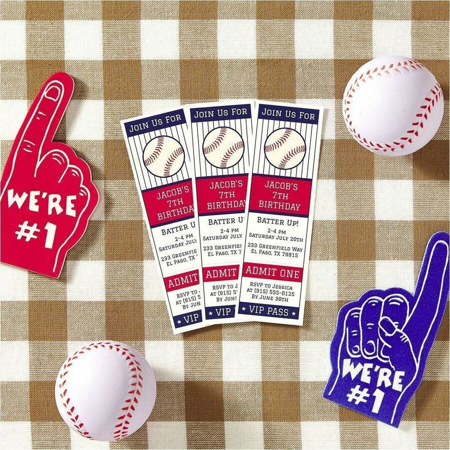Avery Event Tickets with Tear-Away Stubs for Laser and Inkjet Printers, 1-3/4" x 5-1/2" - 16154