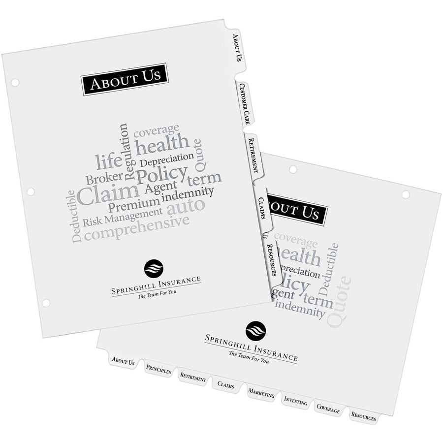 Avery&reg; Customizable Print-On Dividers - 11554