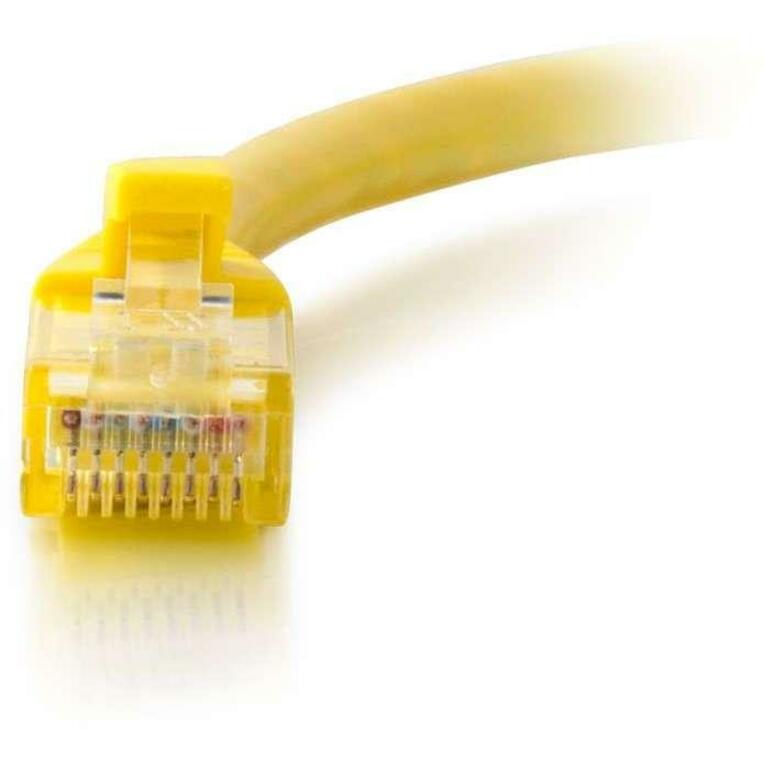 Front Image for C2G 2ft Cat6 Ethernet Cable - Snagless Unshielded (UTP) - Yellow
