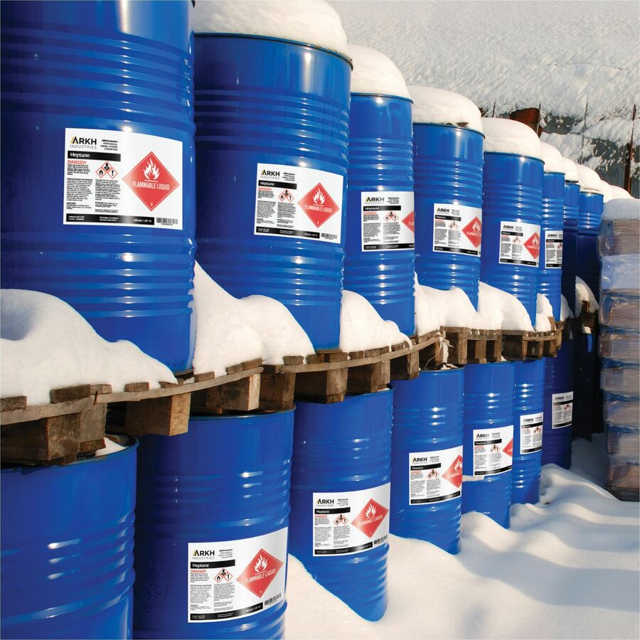 UltraDuty™ GHS Chemical Labels 8-1/2" x 11" , Permanent Adhesive, for Laser Printers - 60501