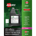 UltraDuty™ GHS Chemical Labels 4" x 4" , Permanent Adhesive, for Laser Printers
