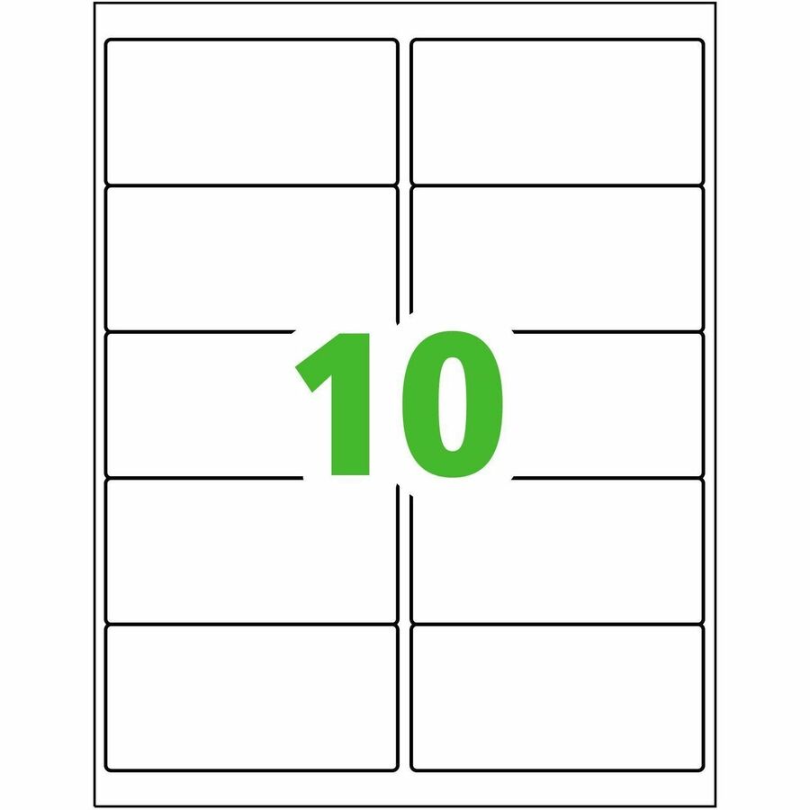 Avery&reg; UltraDuty™ GHS Chemical Labels 2" x 4" , for Laser Printers - 60505