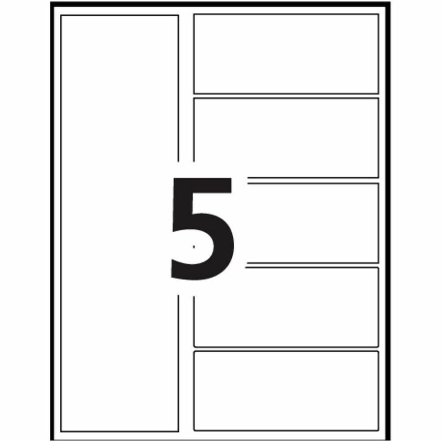 Avery Ready Index&reg; Customizable Table of Contents Dividers 5 Tabs, for Laser and Inkjet Printers - 11840