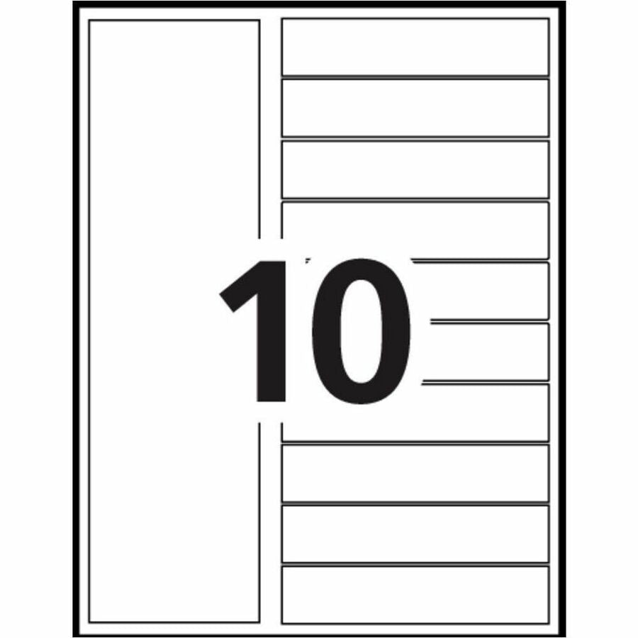Avery Ready Index&reg; Customizable Table of Contents Dividers 10 Tabs, for Laser and Inkjet Printers - 11842