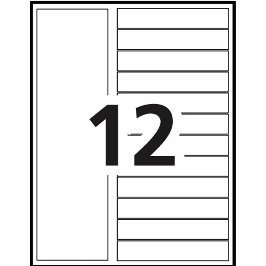 Avery Ready Index&reg; Customizable Table of Contents Dividers 12 Tabs, for Laser and Inkjet Printers - 11843