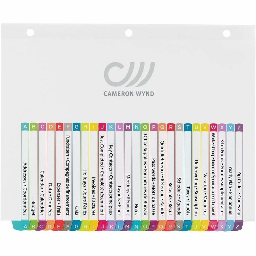 Avery Ready Index&reg; Customizable Table of Contents Dividers 12 Tabs, for Laser and Inkjet Printers - 11844