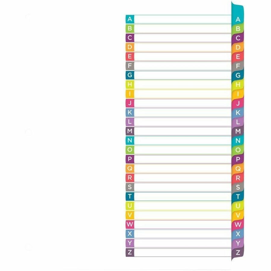Avery Ready Index&reg; Customizable Table of Contents Dividers 12 Tabs, for Laser and Inkjet Printers - 11844