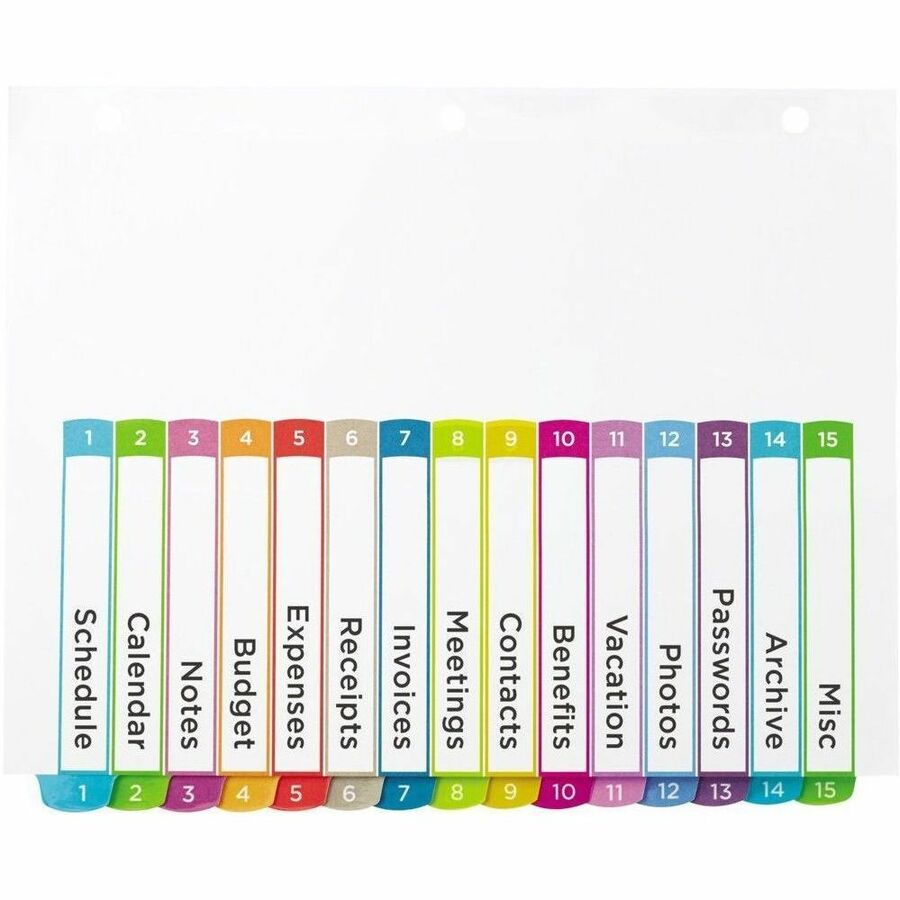 Avery Ready Index&reg; Customizable Table of Contents Dividers Tabs A - Z, for Laser and Inkjet Printers - 11845