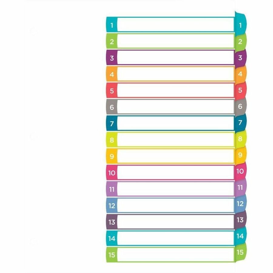 Avery Ready Index&reg; Customizable Table of Contents Dividers Tabs A - Z, for Laser and Inkjet Printers - 11845