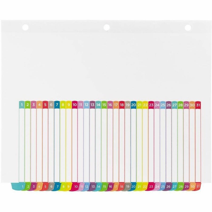 Avery Ready Index&reg; Customizable Table of Contents Dividers Tabs 1 - 31, for Laser and Inkjet Printers - 11846