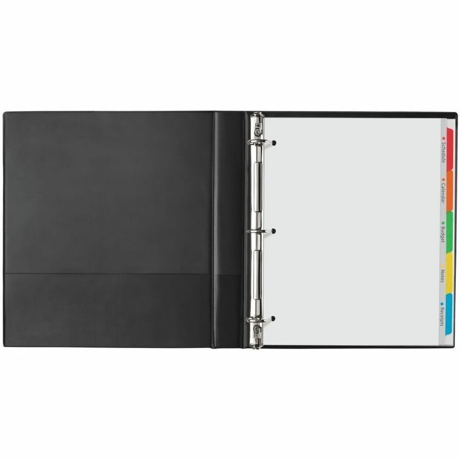 Avery Clear Easy View Durable Plastic Dividers 5 tabs - 16740