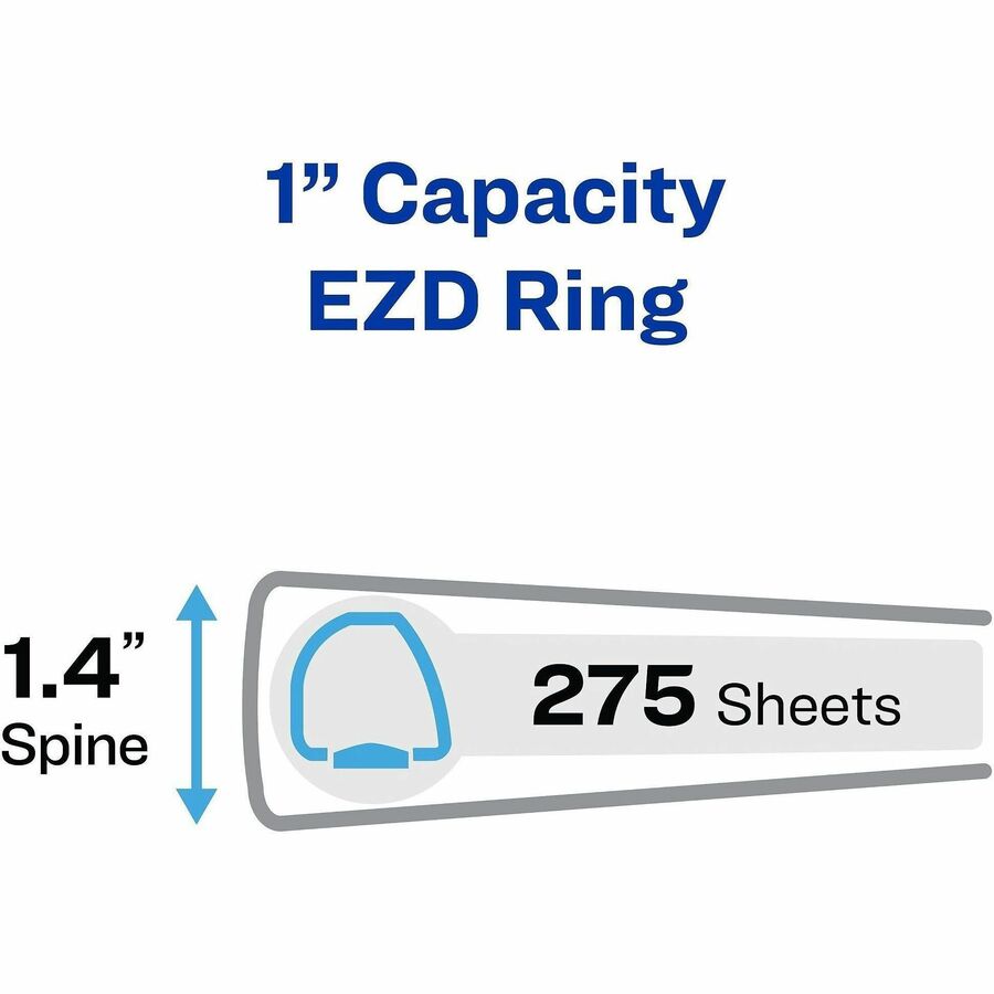 Avery&reg; Heavy-Duty View Binders - Locking One Touch EZD Rings - 79772