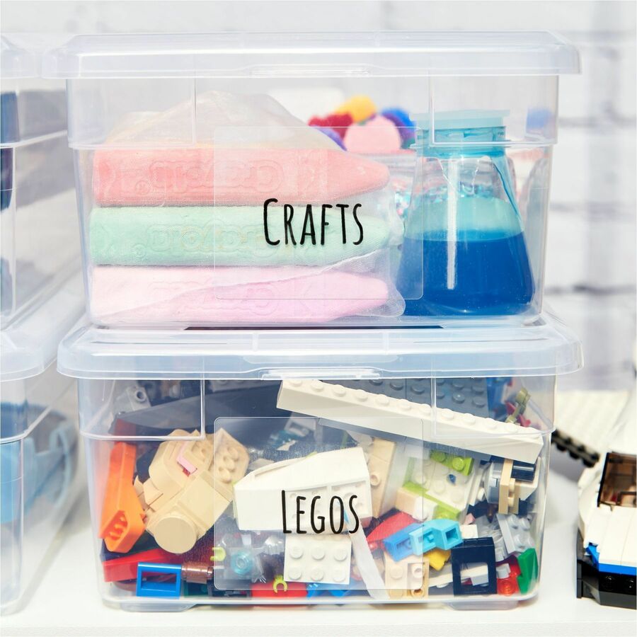 Avery&reg; Rectangle Clear Labels with Easy Peel&reg;3-1/3" x 4" , for Laser/Inkjet Printers - 7664