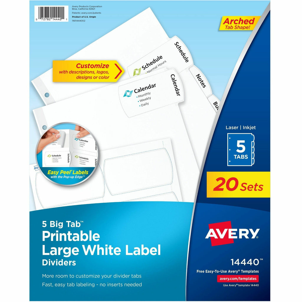 Avery&reg; Big Tab Tab Divider