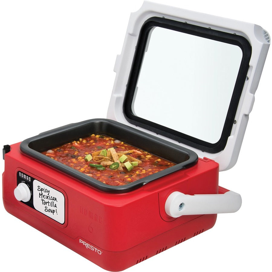 Left Image for Presto 6-quart Traveling Slow Cooker