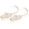Main Image for C2G 3ft Cat6 Snagless Unshielded (UTP) Slim Ethernet Cable - Cat6 Network Patch Cable - PoE - White