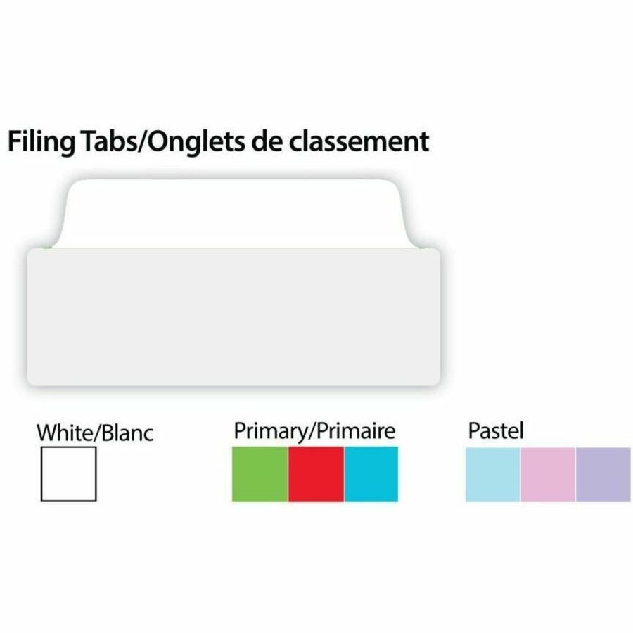 Avery UltraTabs™ Filing Tabs 24 Repositionable, Two-Side Writable Tabs 3" x 1-1/2" - 74776