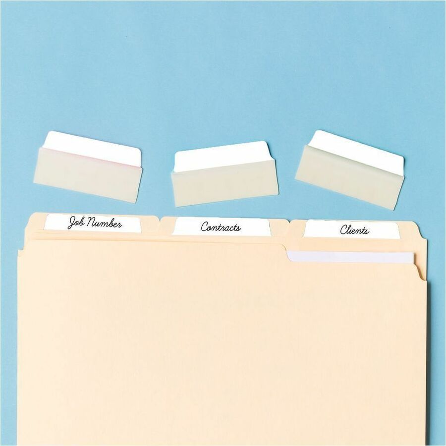 Avery UltraTabs™ Filing Tabs 24 Repositionable, Two-Side Writable Tabs 3" x 1-1/2" - 74776