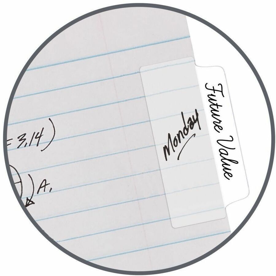 Avery UltraTabs™ Filing Tabs 24 Repositionable, Two-Side Writable Tabs 3" x 1-1/2" - 74776
