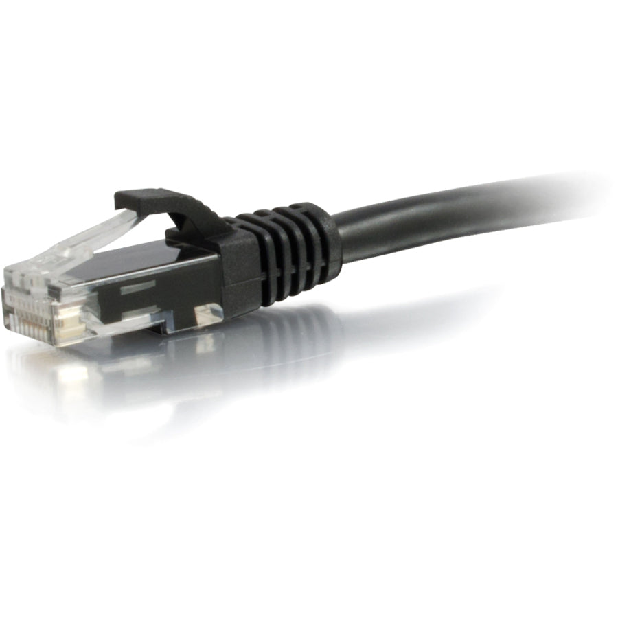 Alternate-Image1 Image for C2G 1ft Cat6 Ethernet Cable - Snaglass Unshielded (UTP) - Black