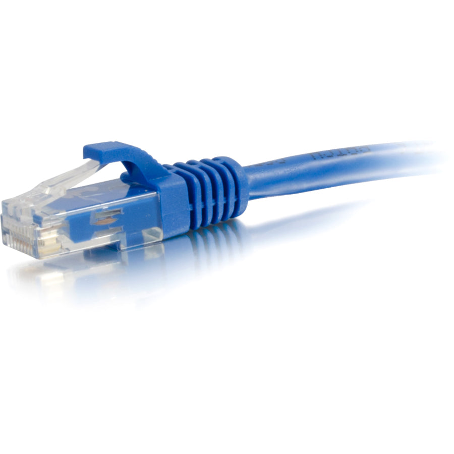 Alternate-Image1 Image for C2G 3ft Cat6 Snagless Unshielded UTP Ethernet Network Patch Cable (RJ45 M/M), Blue, Standard RJ45 Connectors, 5600pf/100m