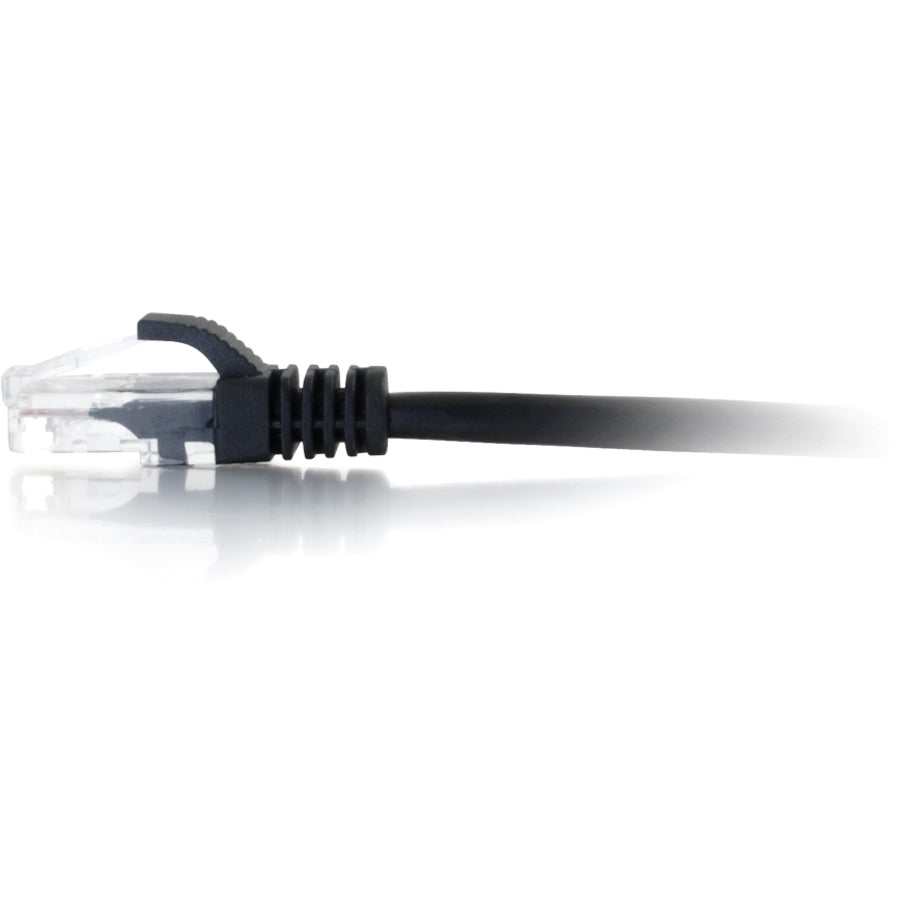 Alternate-Image3 Image for C2G 10ft Cat6 Snagless Unshielded UTP Ethernet Network Patch Cable (RJ45 M/M), Black, Standard RJ45 Connectors, 5600pf/100m