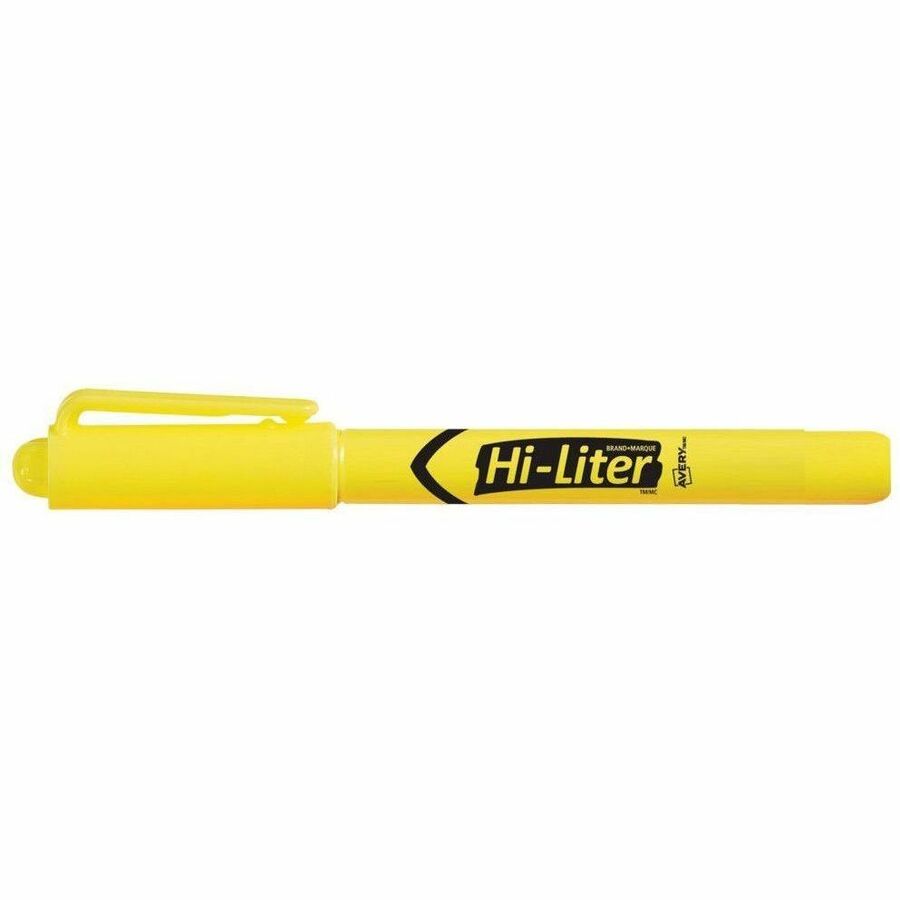 Avery Pen Style HI-LITER Chisel Tip, Assorted Colours, Pack of 3 - 24091
