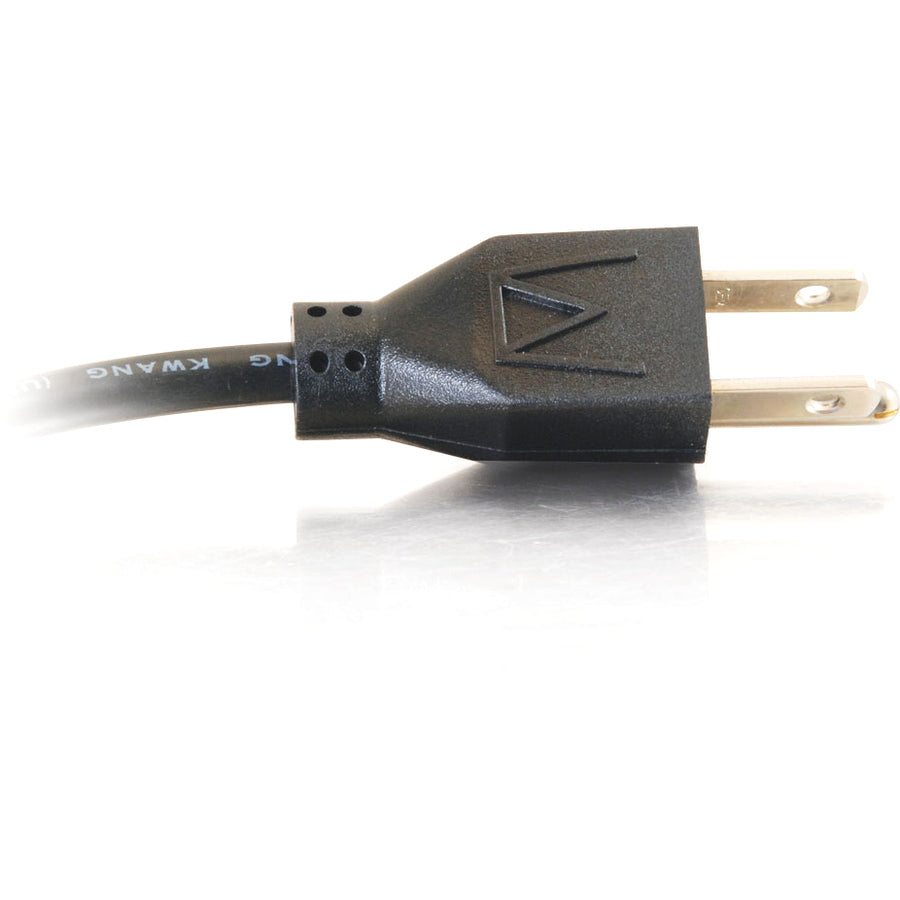 Alternate-Image1 Image for C2G 1ft Power Extension Cord - 18 AWG - Outlet Saving Cord