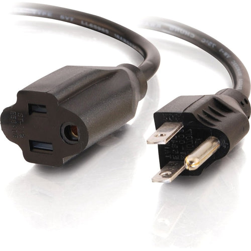 Main Image for C2G 1ft Power Extension Cord - 18 AWG - Outlet Saving Cord